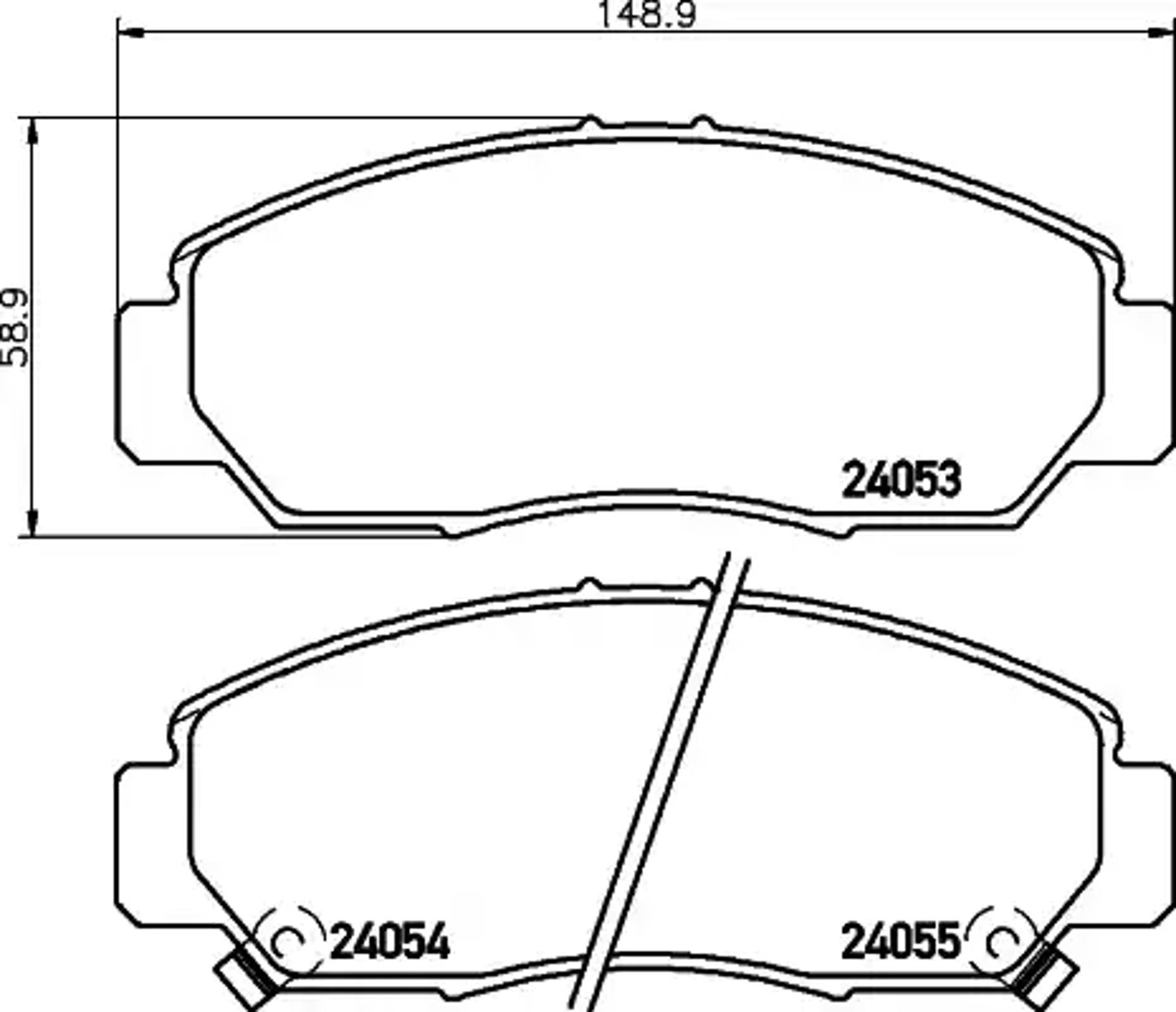 Колодки тормозные дисковые HELLA/BEHR/PAGID T1411