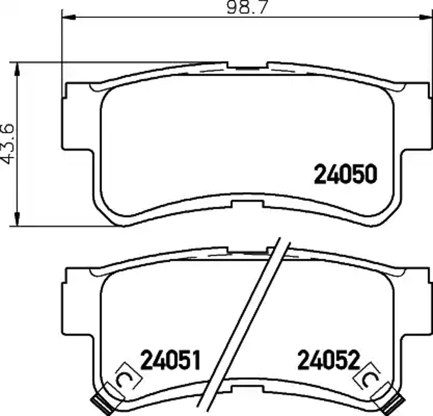 Колодки тормозные дисковые HELLA/BEHR/PAGID T1430