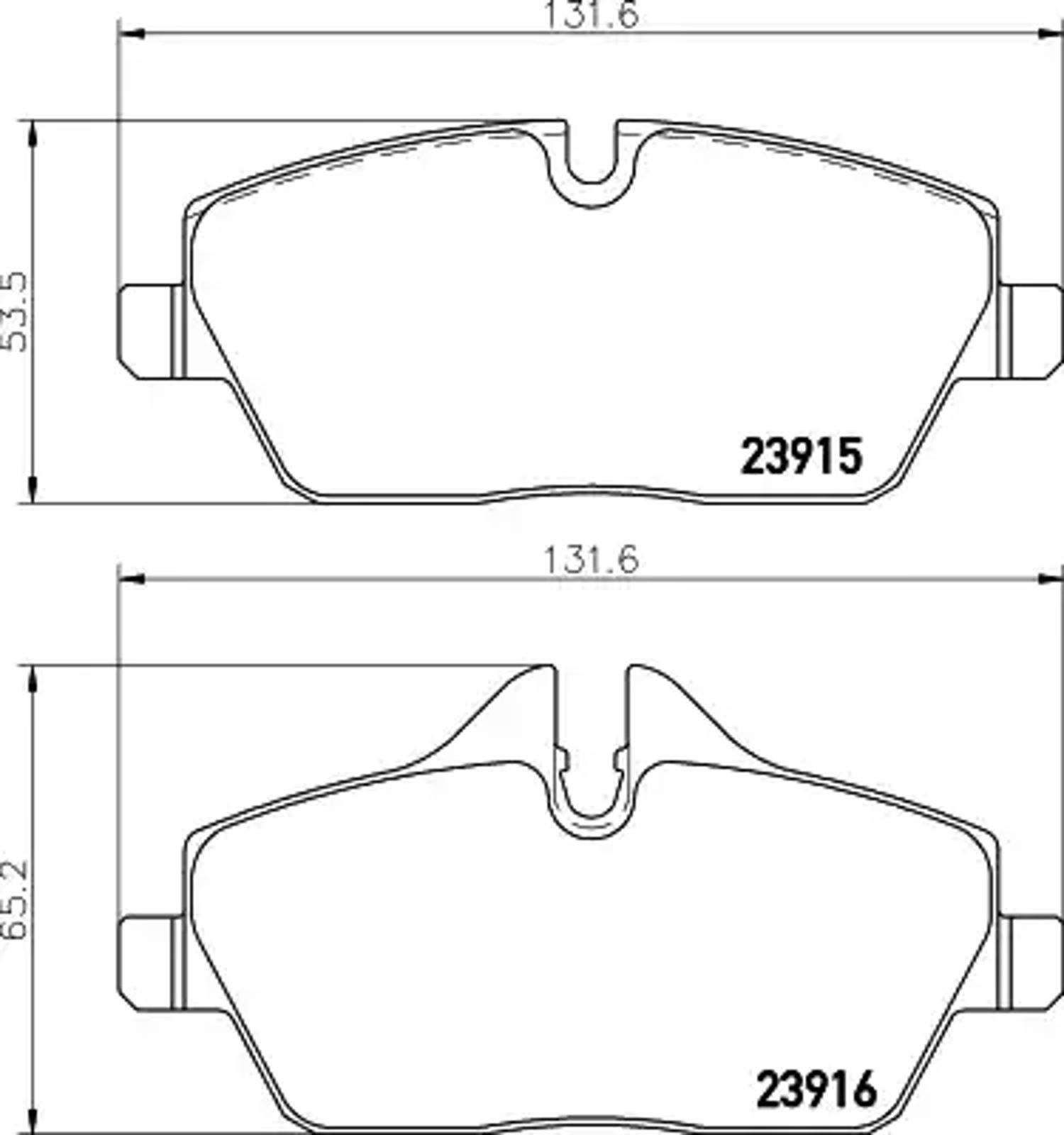 Колодки тормозные дисковые HELLA/BEHR/PAGID T1444