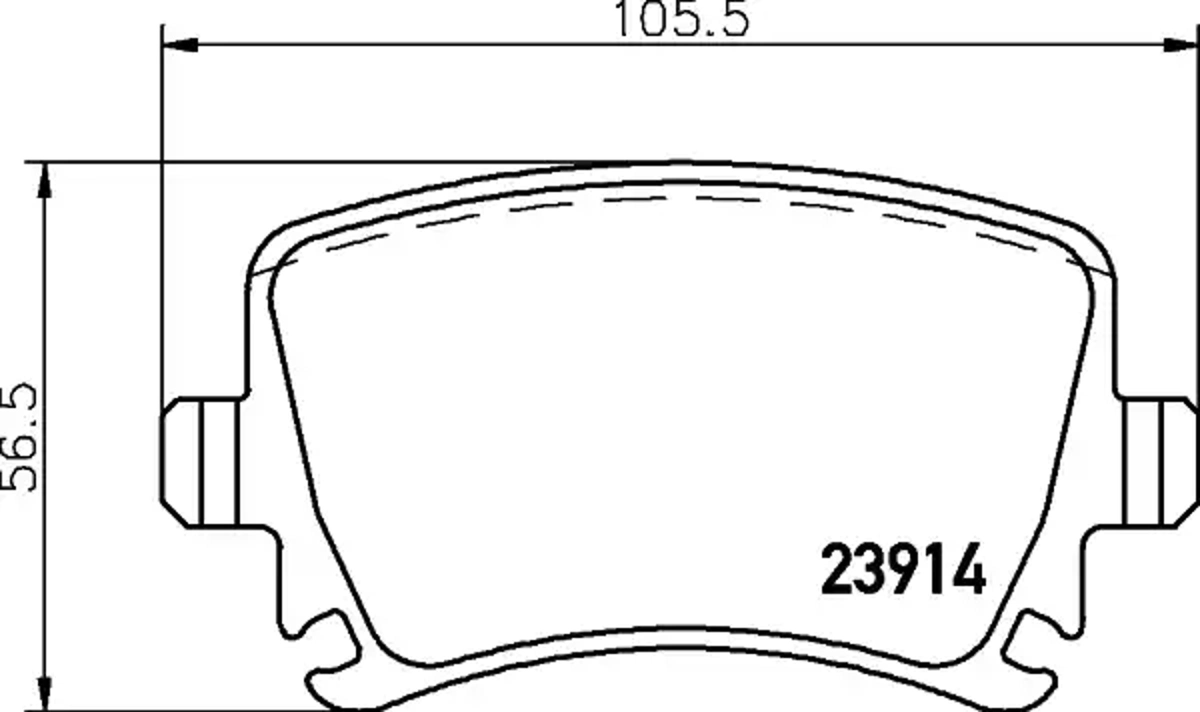 Колодки тормозные дисковые HELLA/BEHR/PAGID T1492