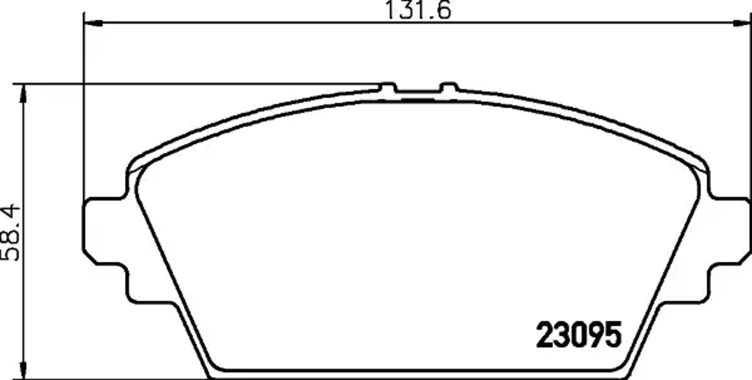 T1511 PAGID Колодки тормозные дисковые