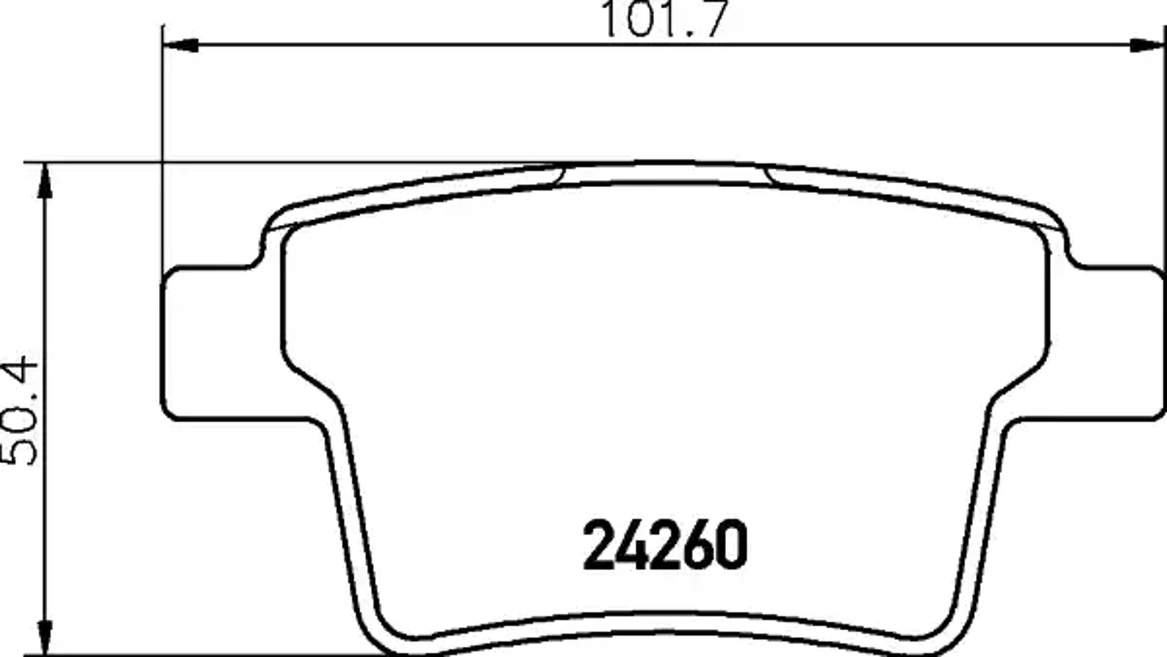 Колодки тормозные дисковые HELLA/BEHR/PAGID T1534
