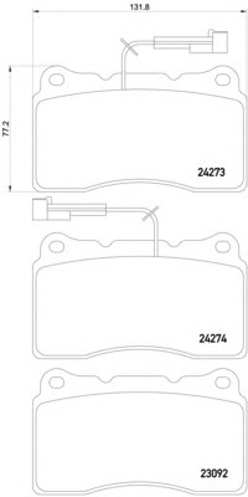 T1548 PAGID Колодки тормозные дисковые