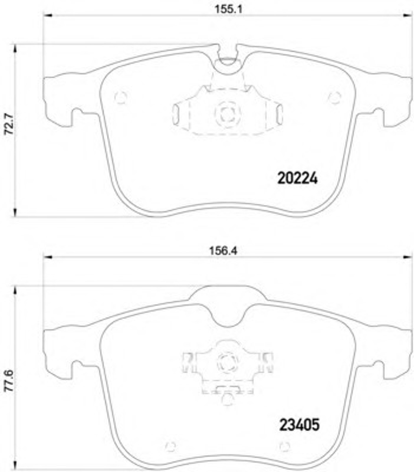 Колодки тормозные дисковые HELLA/BEHR/PAGID T1551