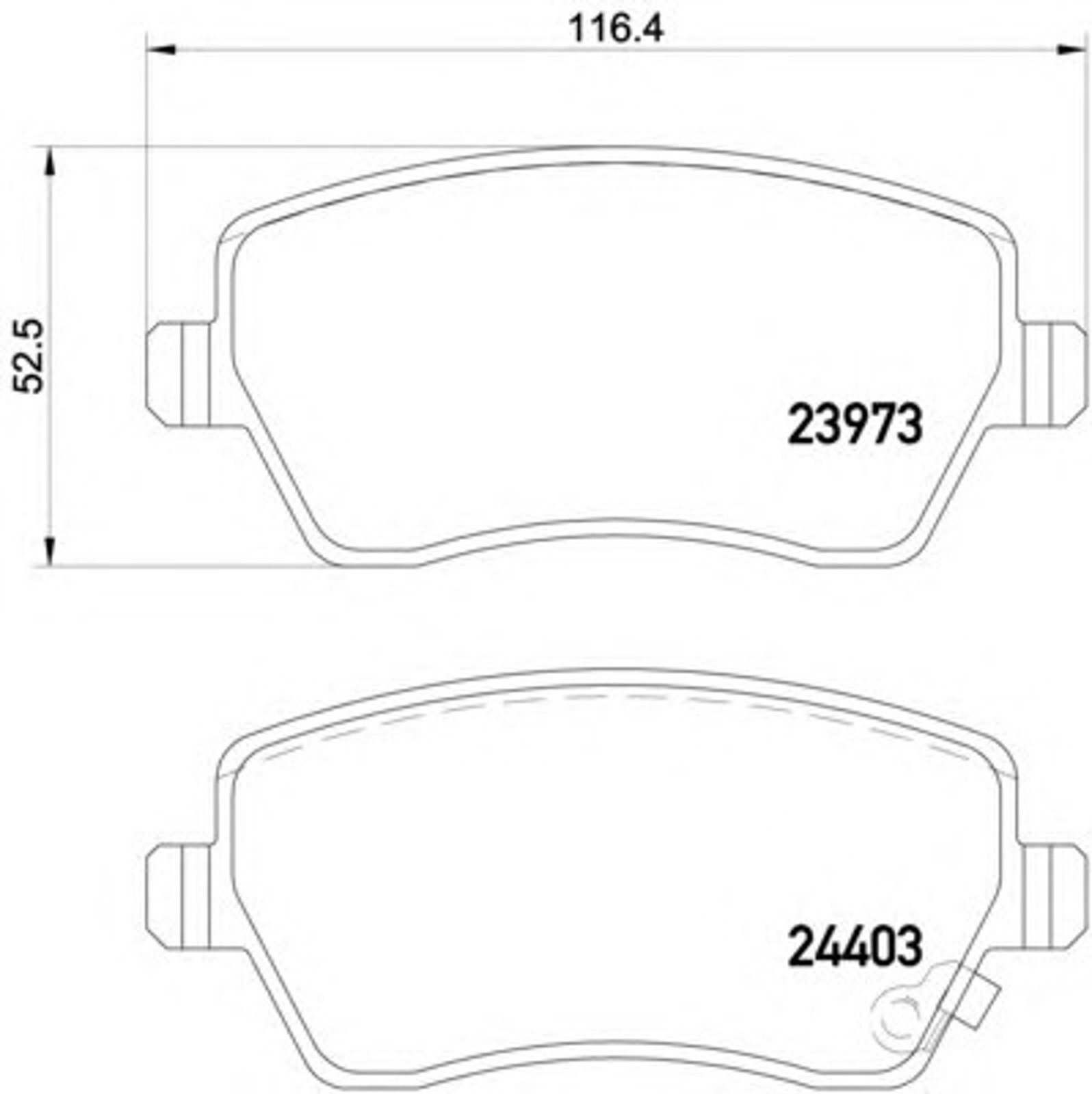 Колодки тормозные дисковые HELLA/BEHR/PAGID T1594