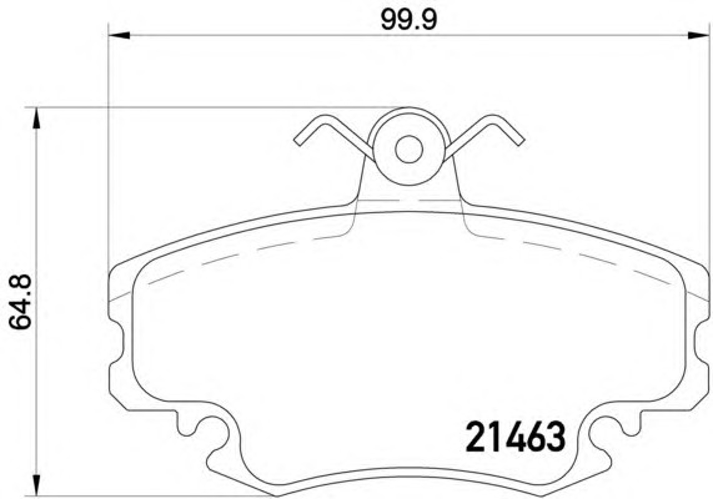 T1629 PAGID Колодки тормозные дисковые