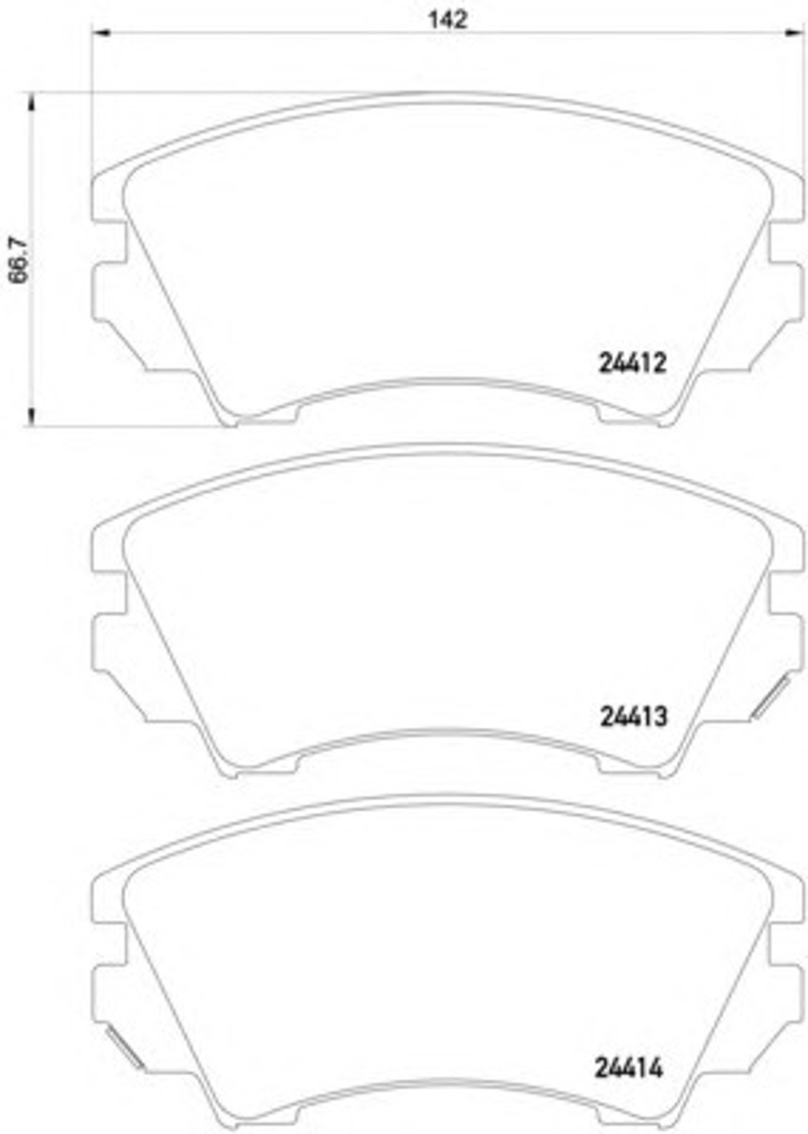 Колодки тормозные дисковые HELLA/BEHR/PAGID T1668