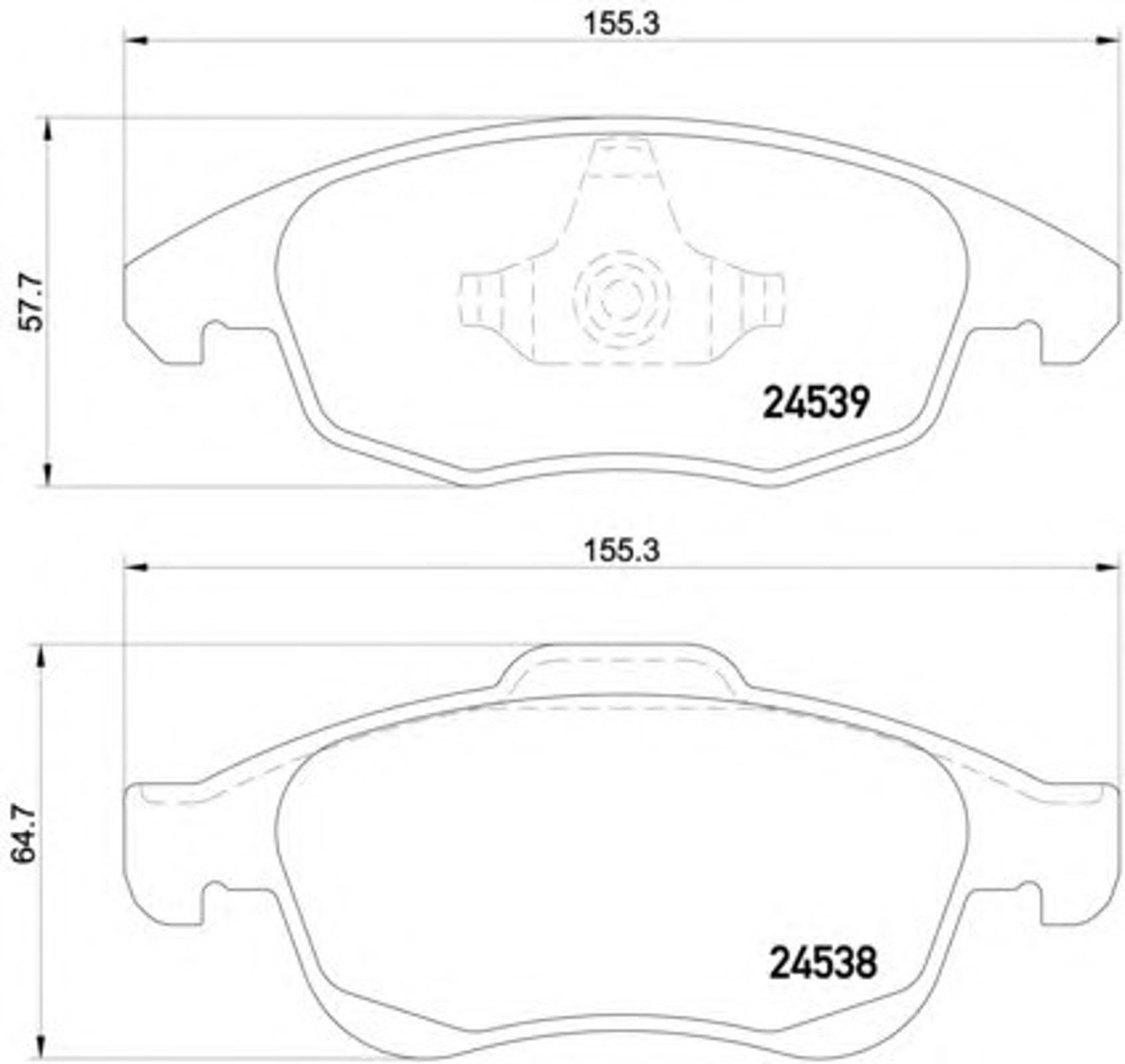 T1701 PAGID Колодки тормозные дисковые