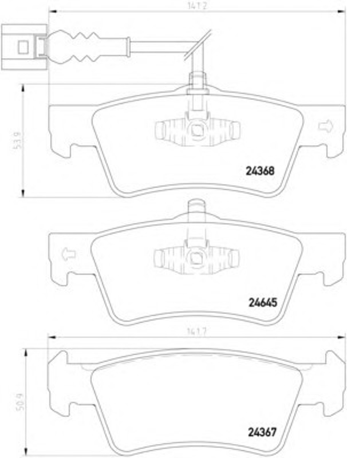 Колодки тормозные дисковые HELLA/BEHR/PAGID T1758