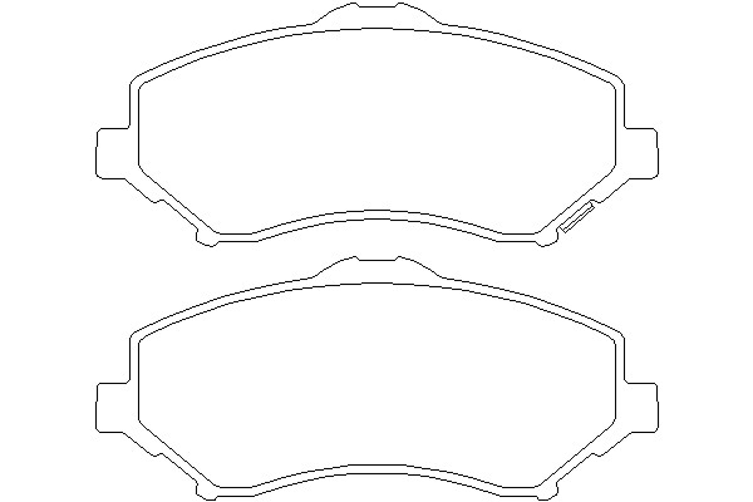 Колодки тормозные дисковые HELLA/BEHR/PAGID T1807