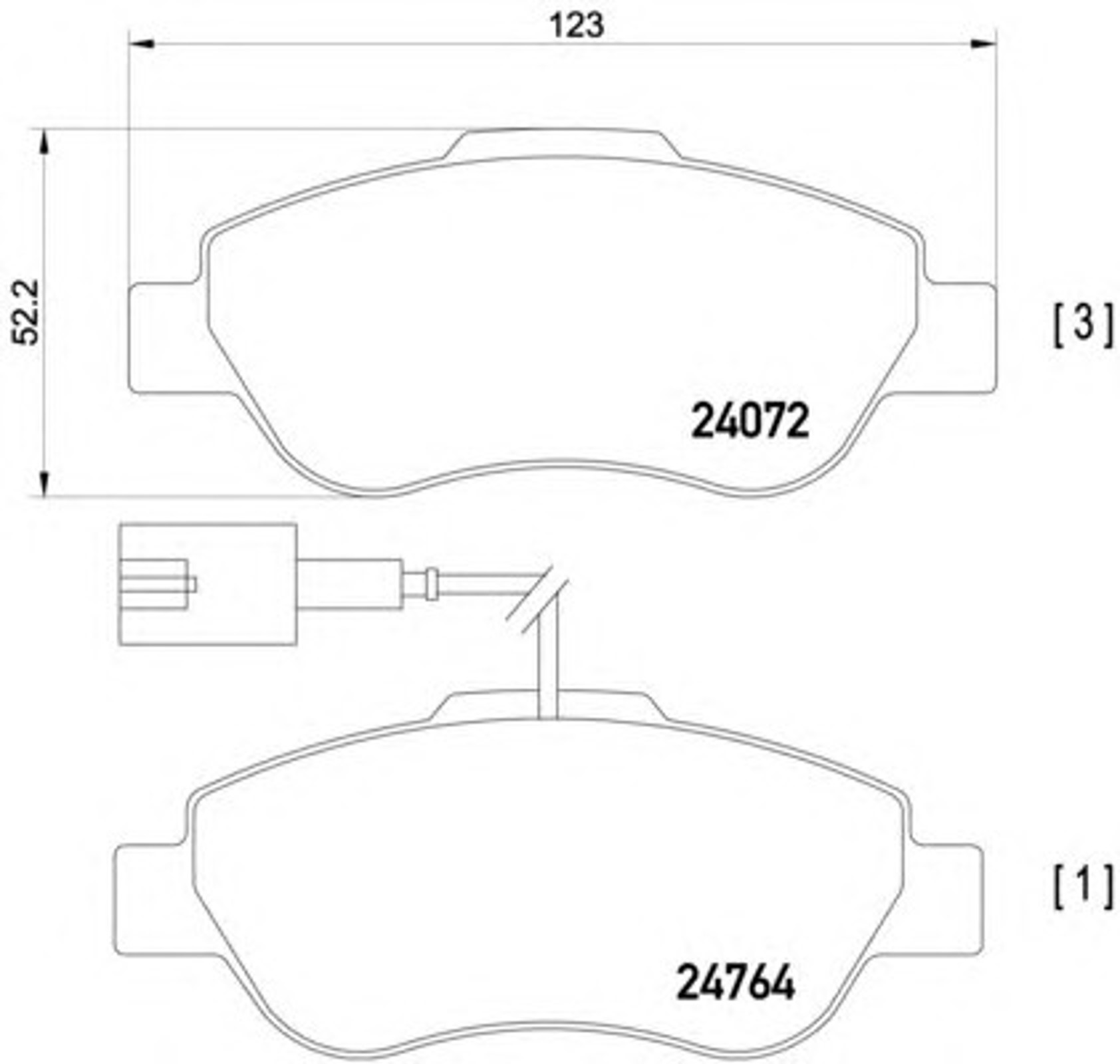 T1832 PAGID Колодки тормозные дисковые