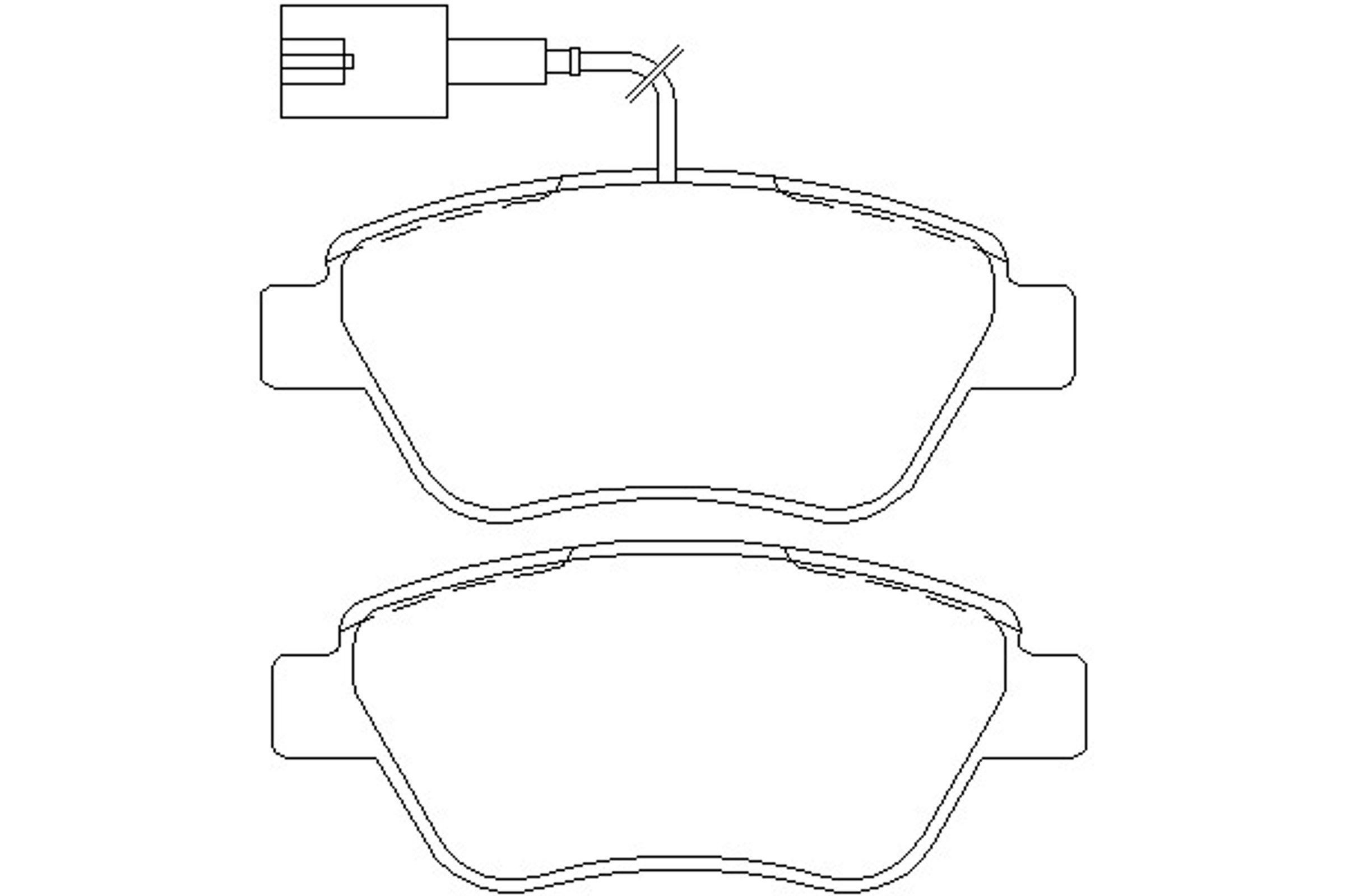 T2003 PAGID Колодки тормозные дисковые