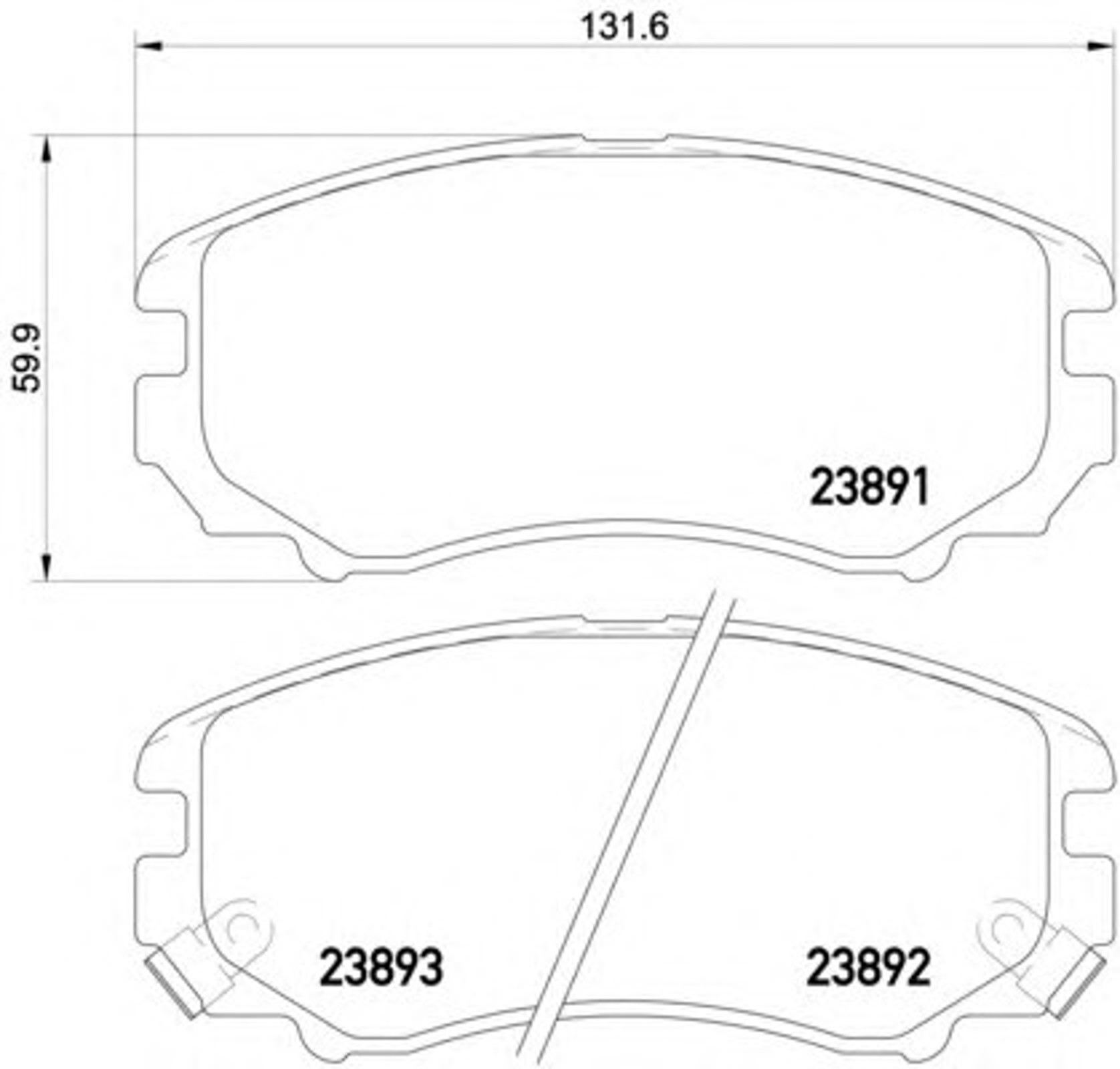 T2103 PAGID Колодки тормозные дисковые