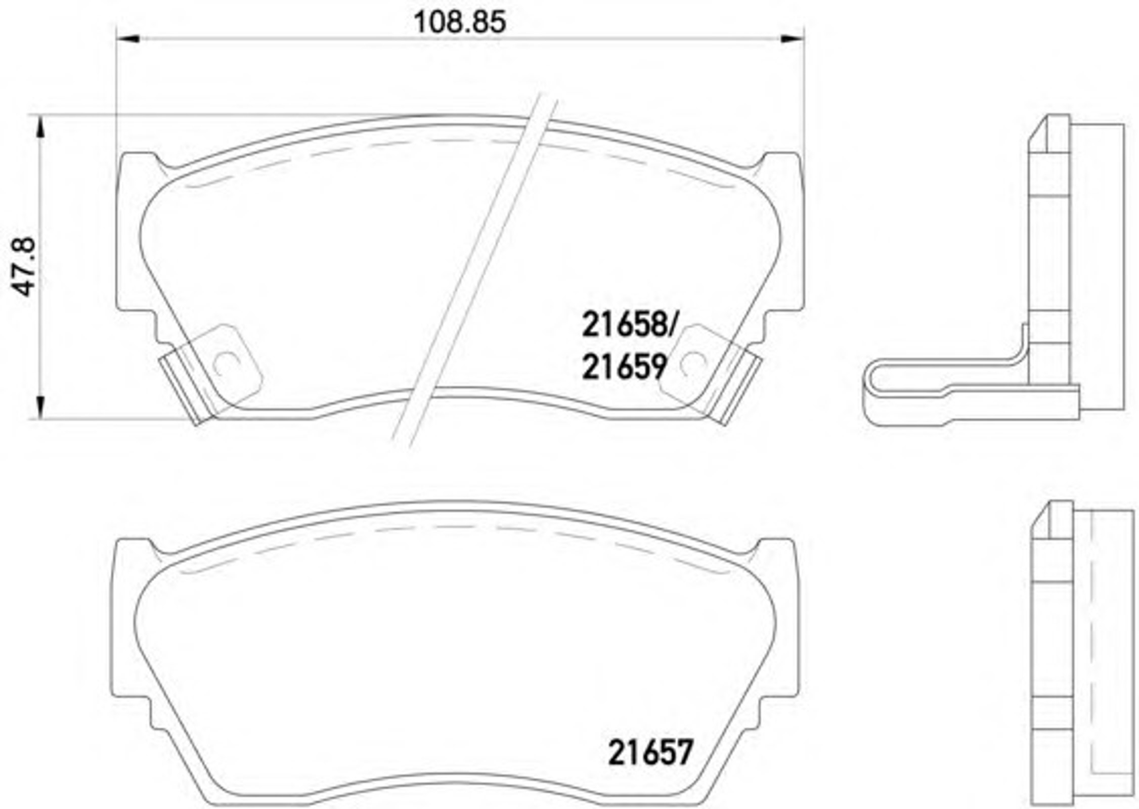 T3004 PAGID Колодки тормозные дисковые