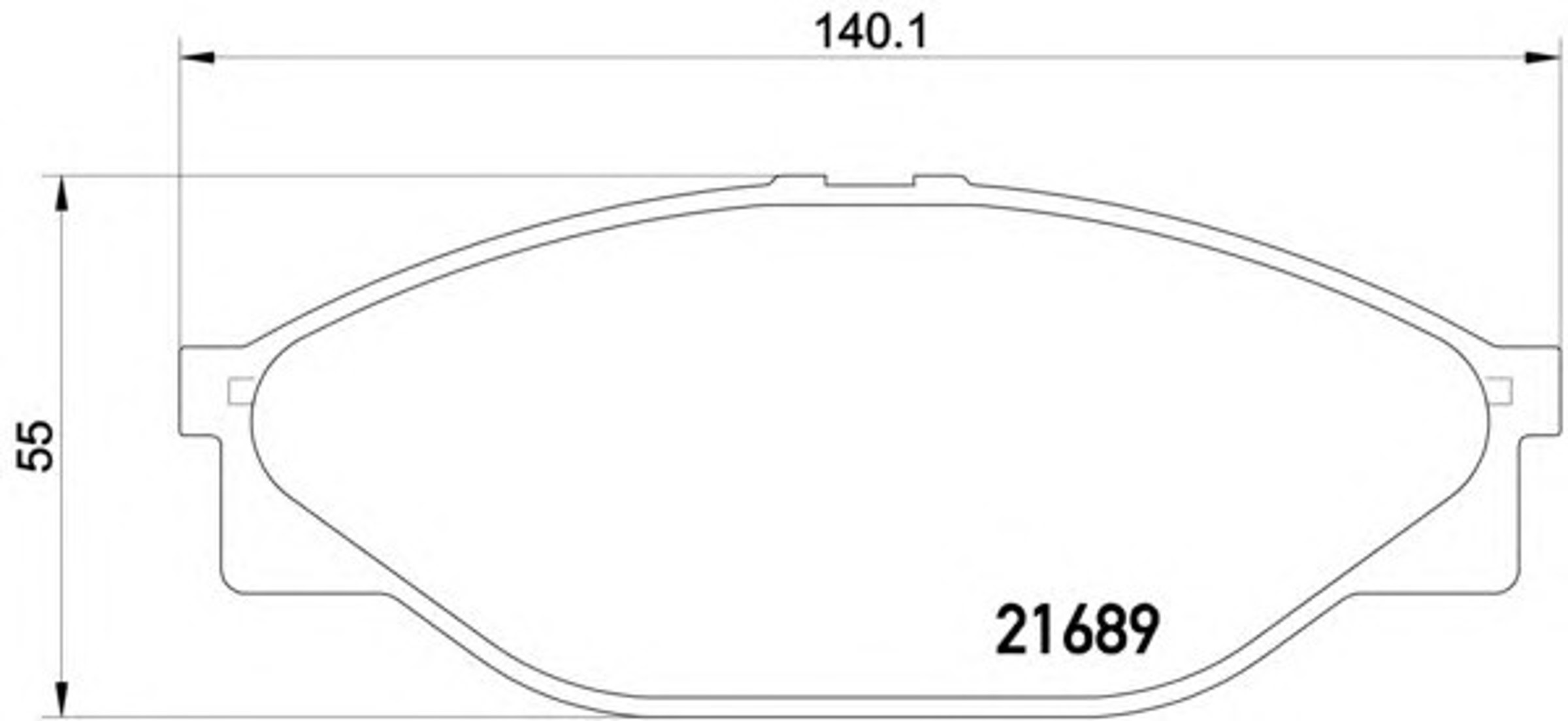 T3012 PAGID Колодки тормозные дисковые