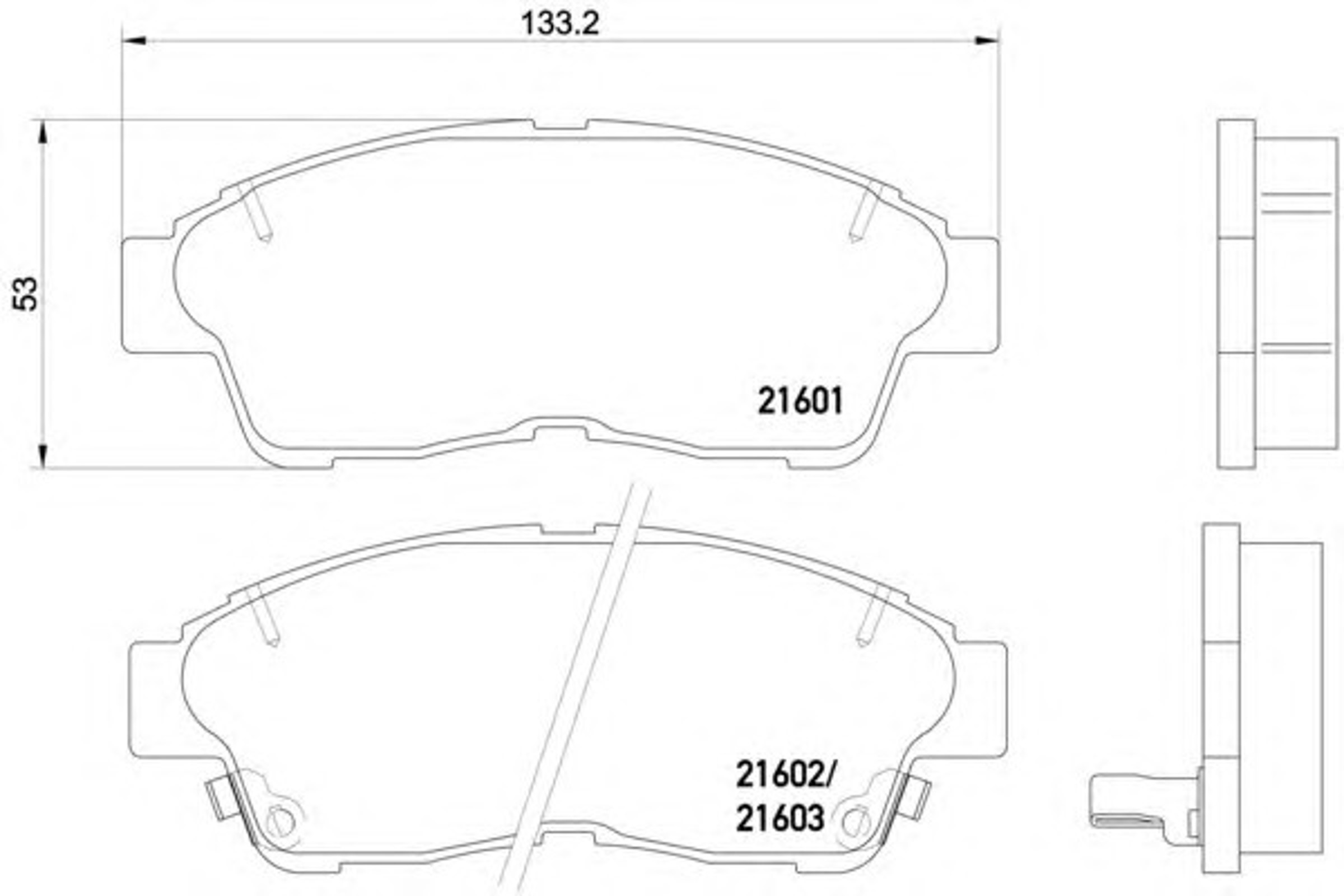 T3013 PAGID Колодки тормозные дисковые