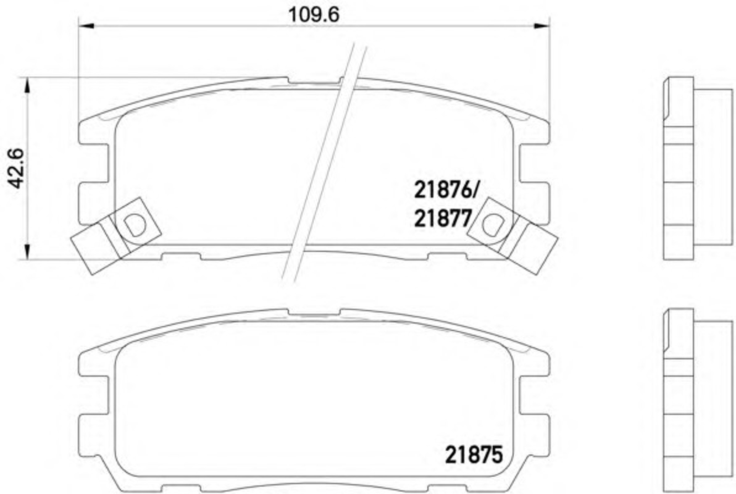 Колодки тормозные дисковые HELLA/BEHR/PAGID T3034