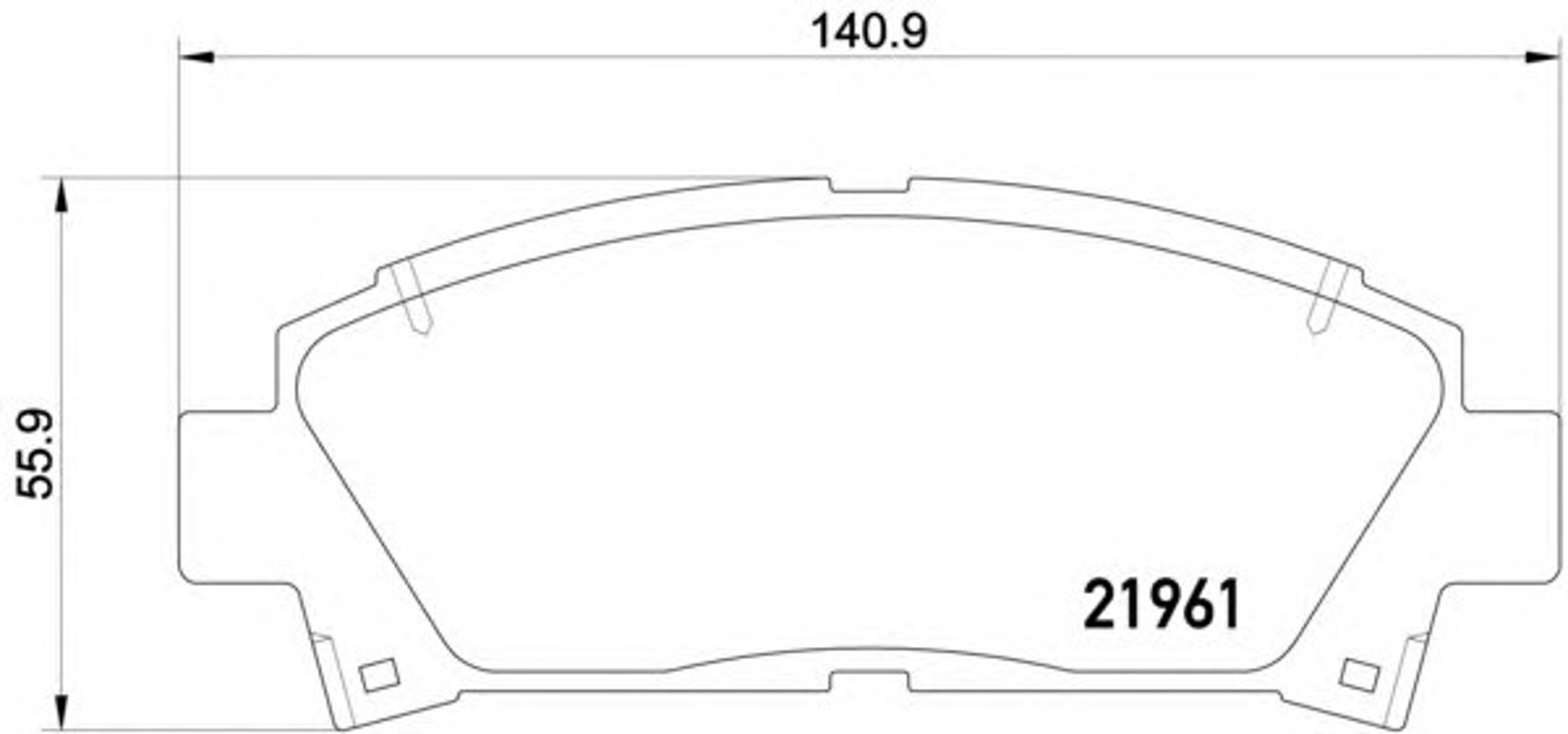 Колодки тормозные дисковые HELLA/BEHR/PAGID T3044