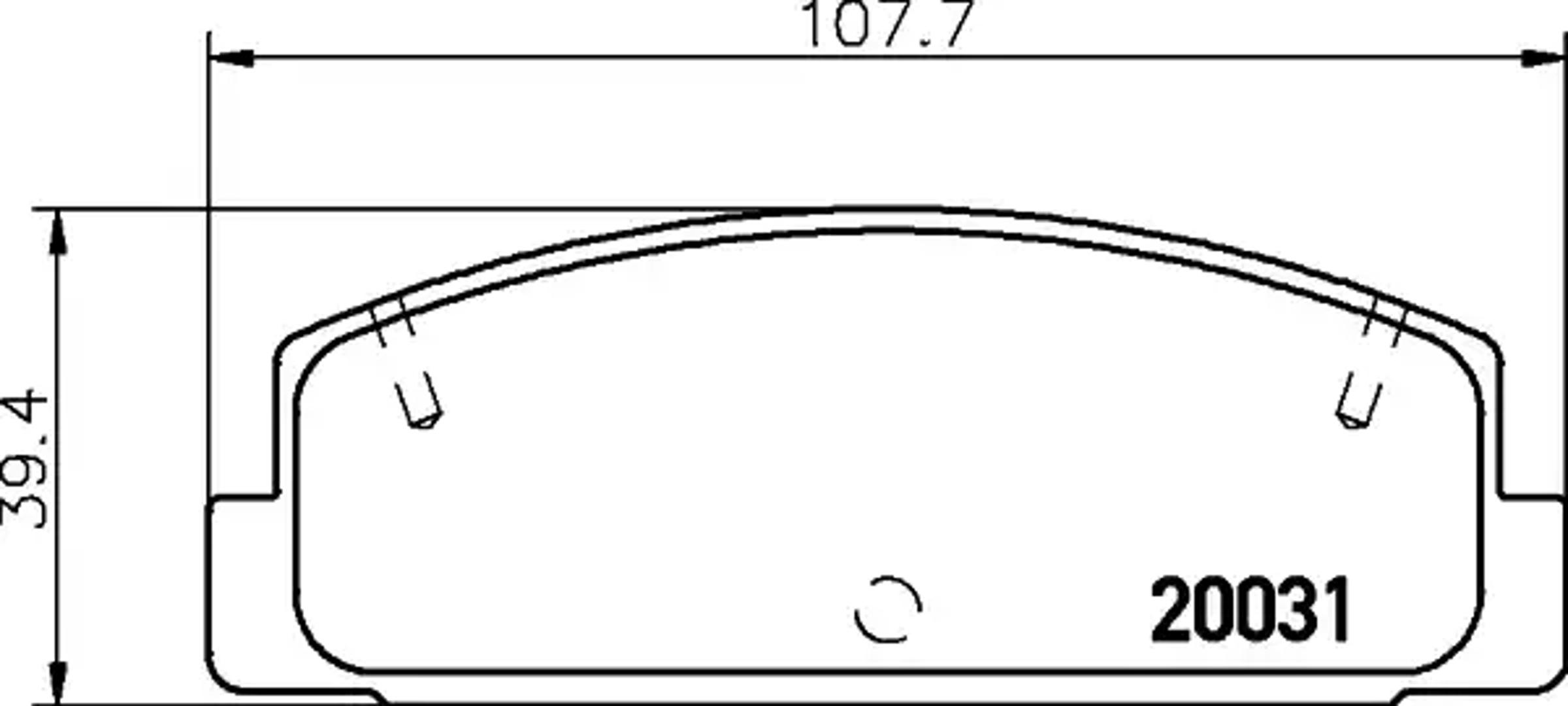 Колодки тормозные дисковые HELLA/BEHR/PAGID T3052