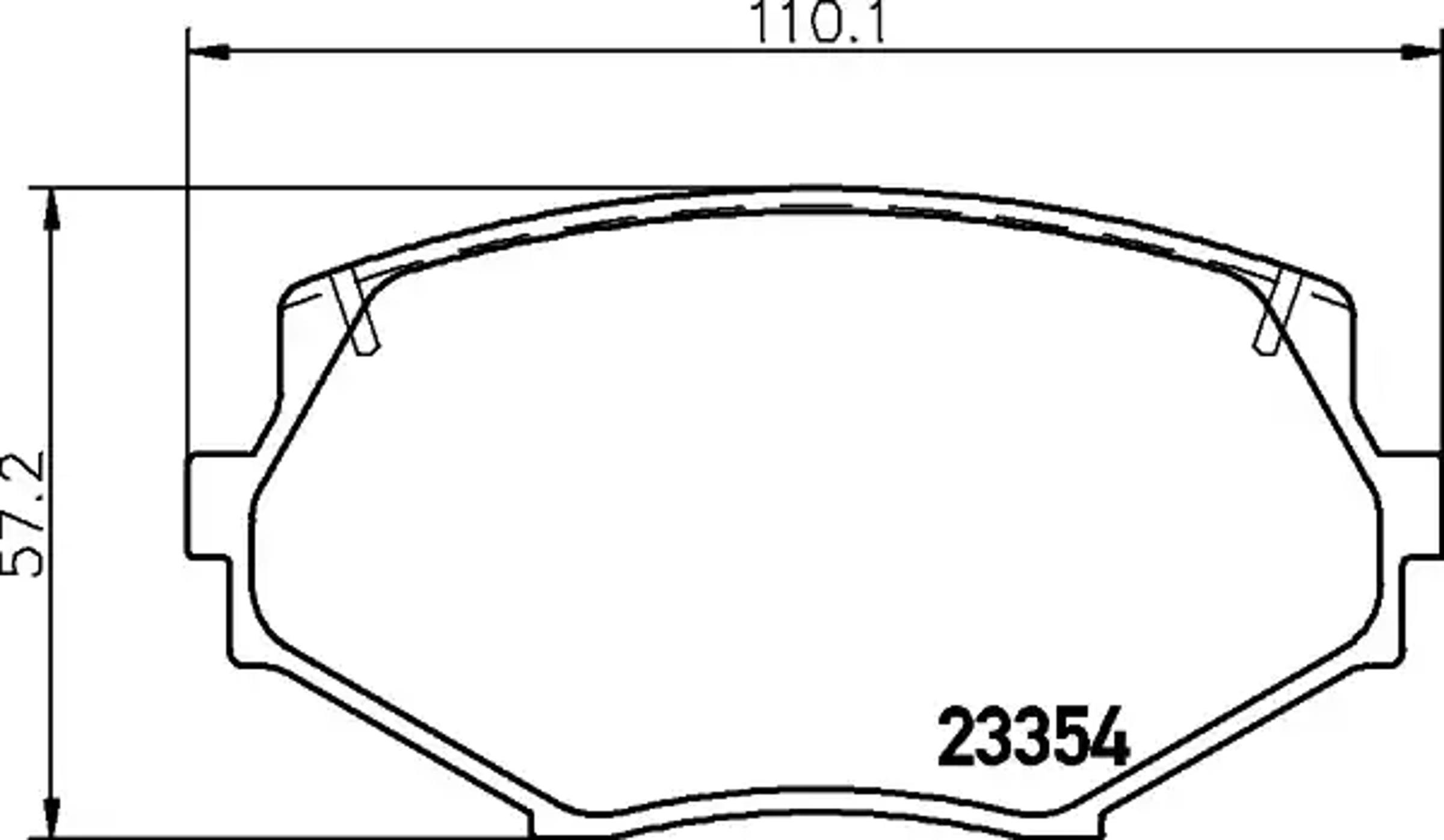 T3073 PAGID Колодки тормозные дисковые