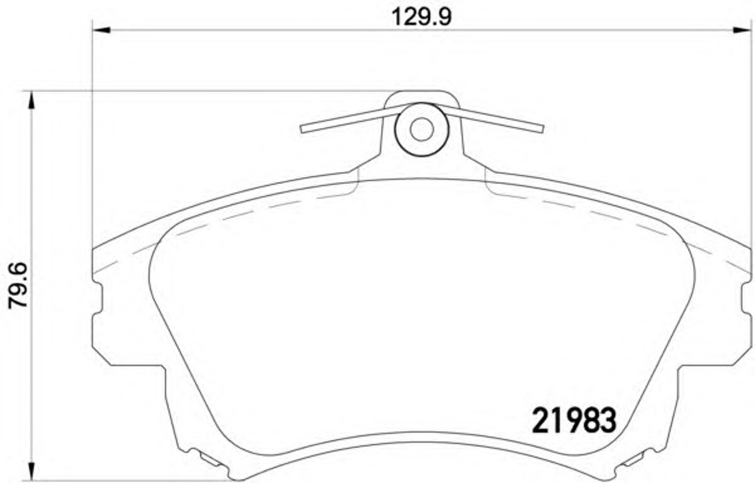 Колодки тормозные дисковые HELLA/BEHR/PAGID T3095
