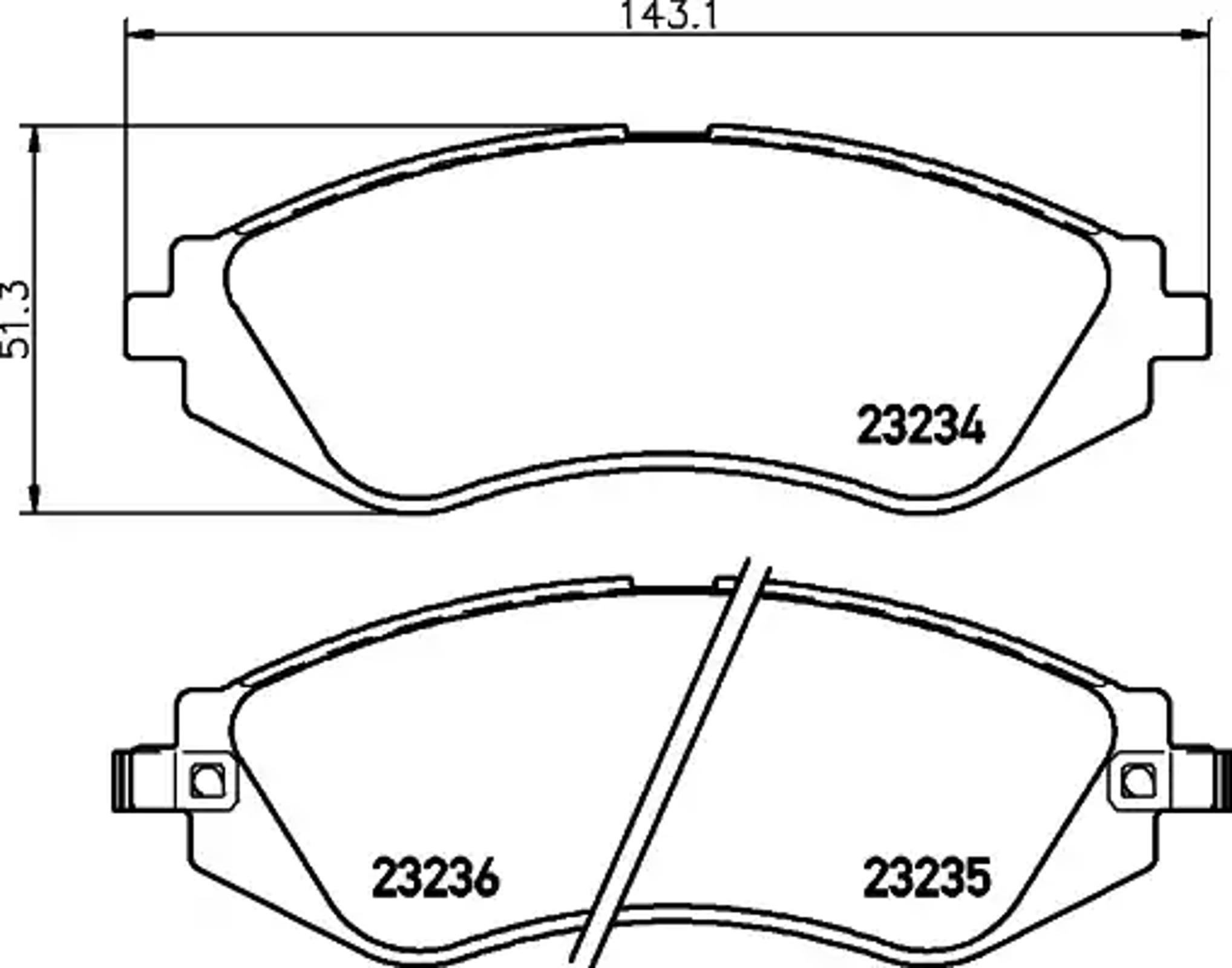 T3106 PAGID Колодки тормозные дисковые