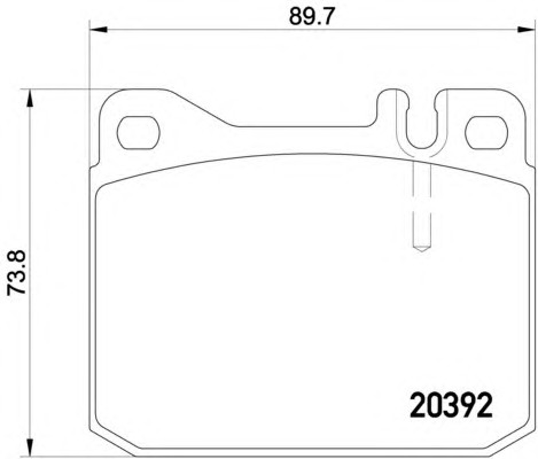 T4135 PAGID Колодки тормозные дисковые