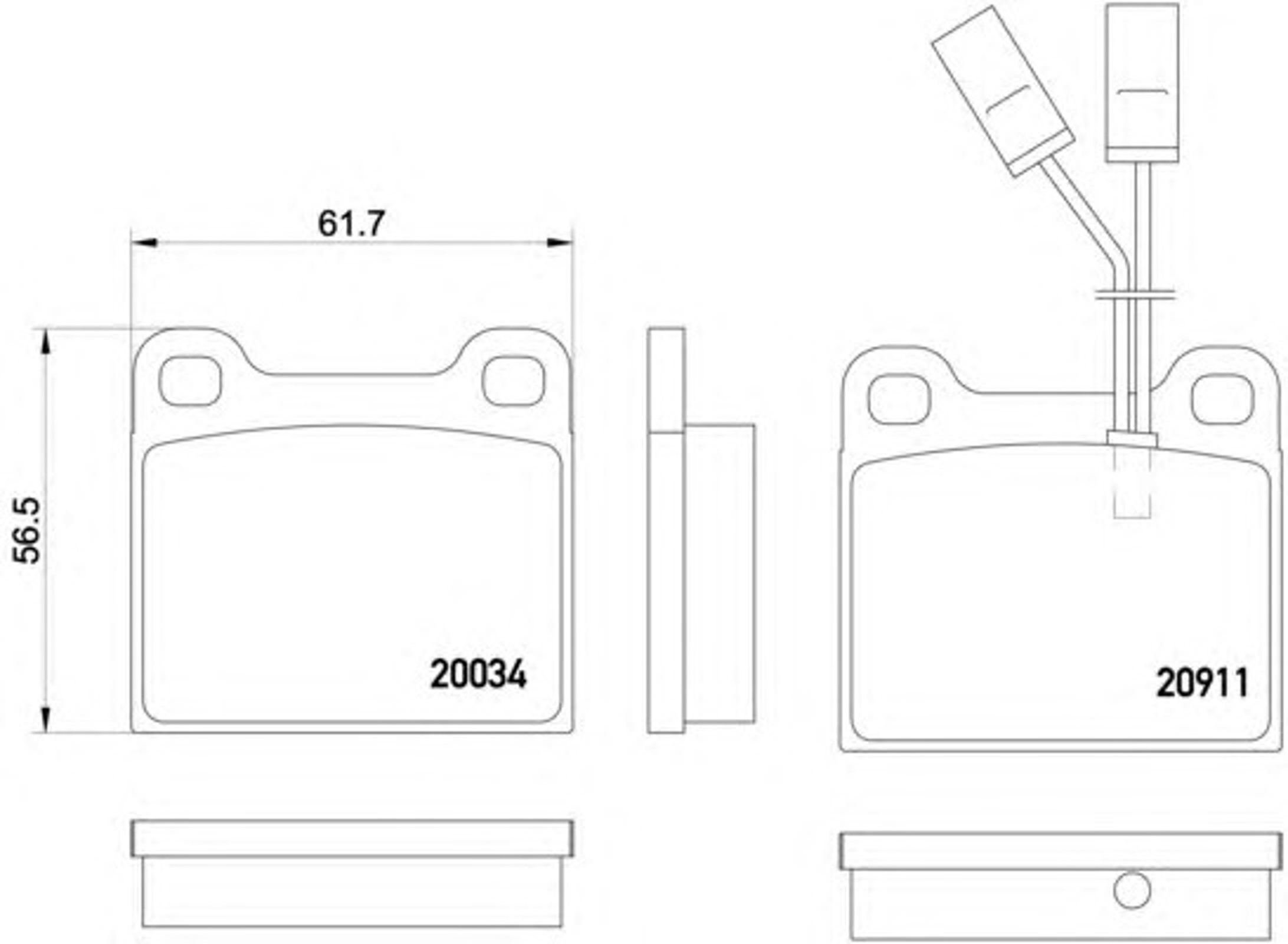 T4157 PAGID Колодки тормозные дисковые