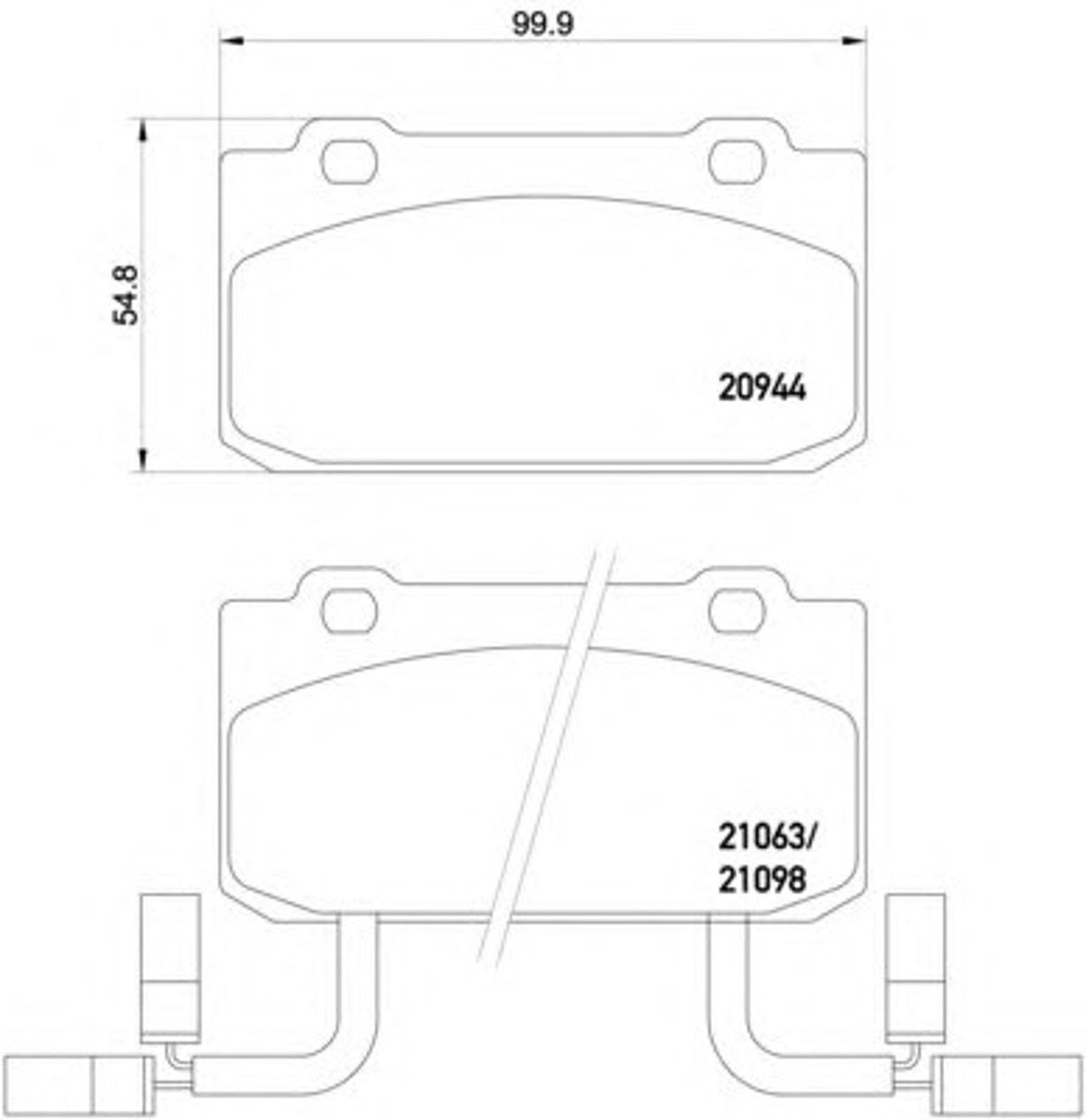 T4164 PAGID Колодки тормозные дисковые