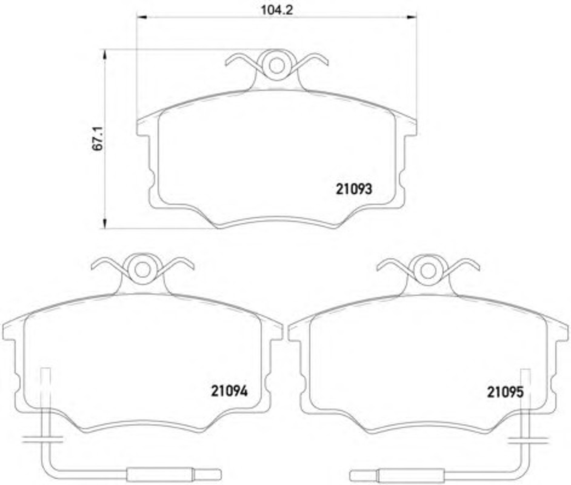 T5013 PAGID Колодки тормозные дисковые