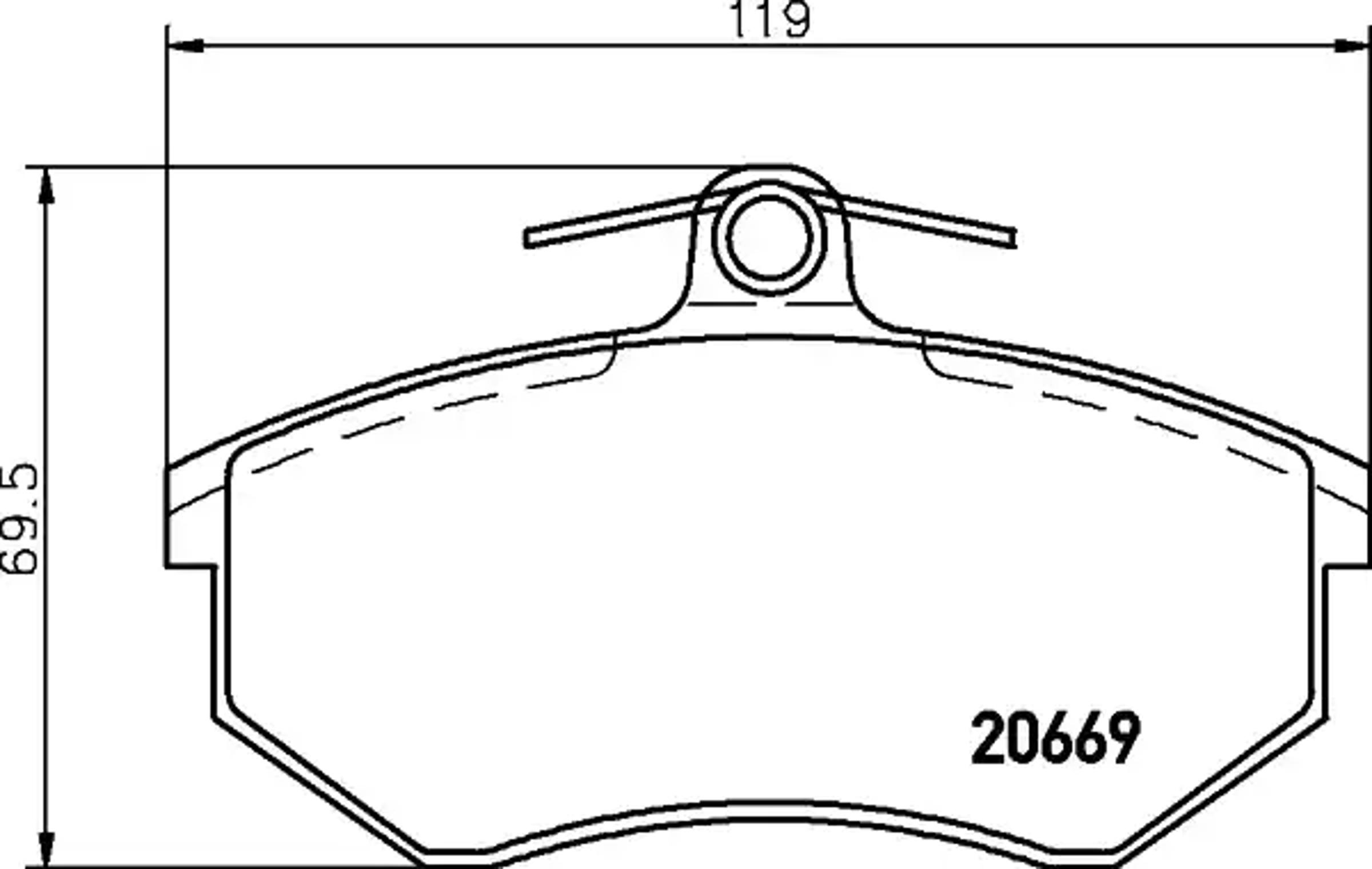 T5021 PAGID Колодки тормозные дисковые