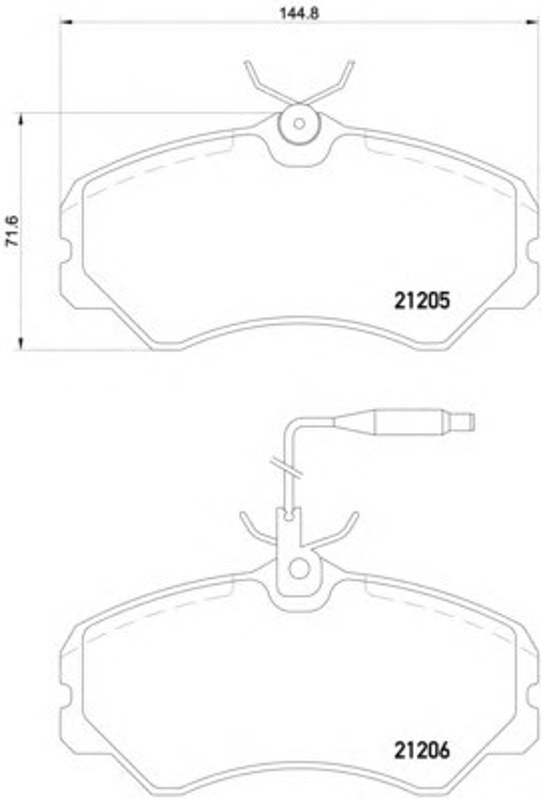 Колодки тормозные дисковые HELLA/BEHR/PAGID T5039