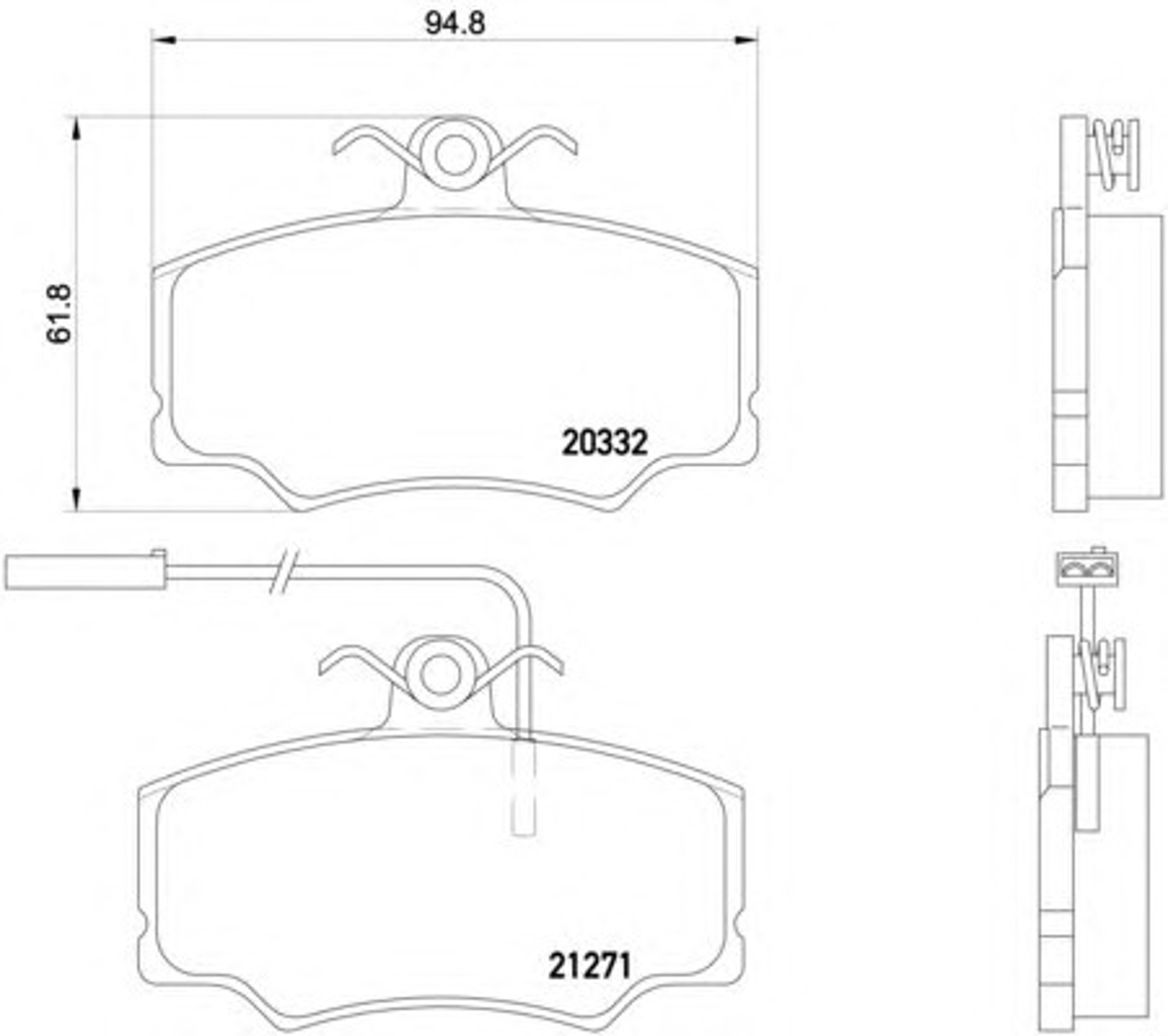 Колодки тормозные дисковые HELLA/BEHR/PAGID T5047