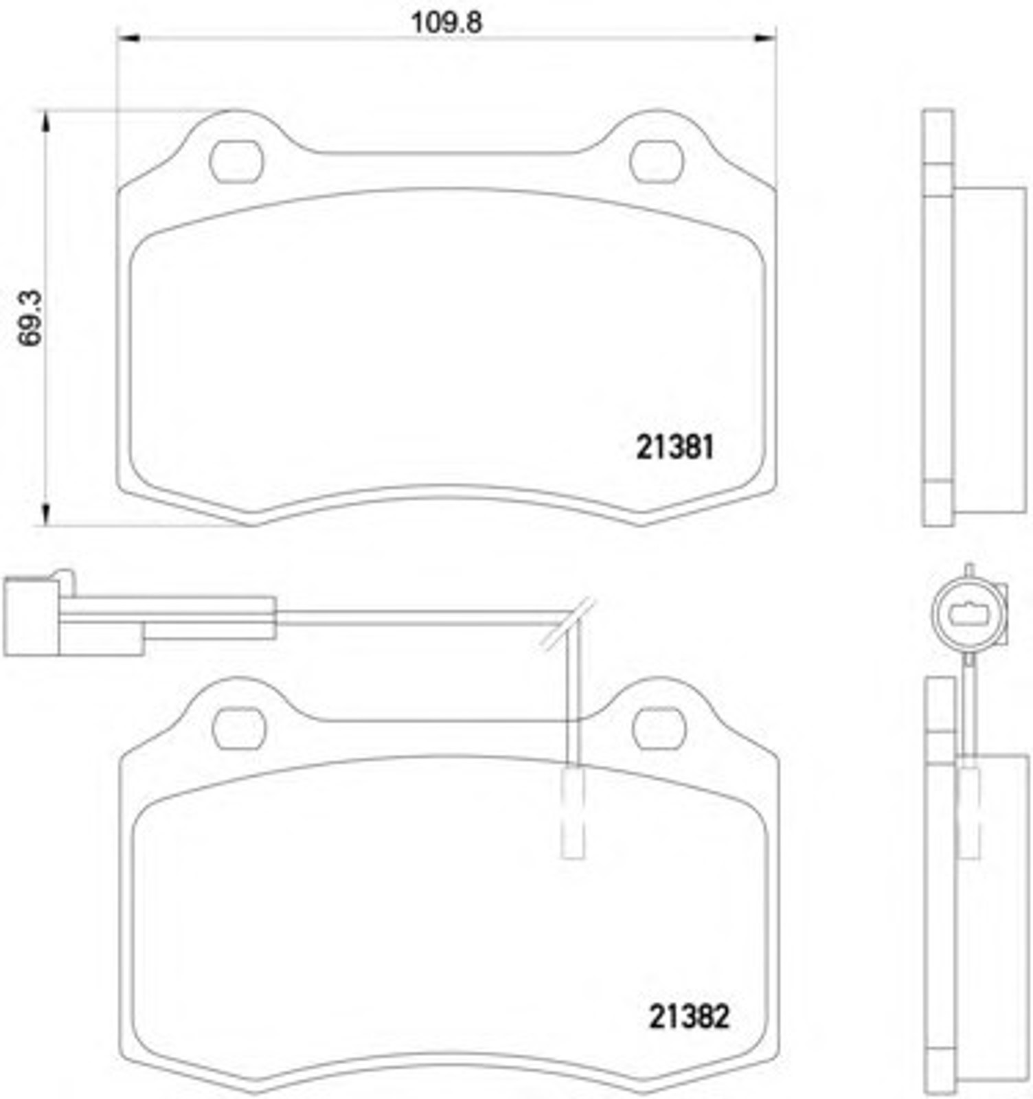 T5070 PAGID Колодки тормозные дисковые