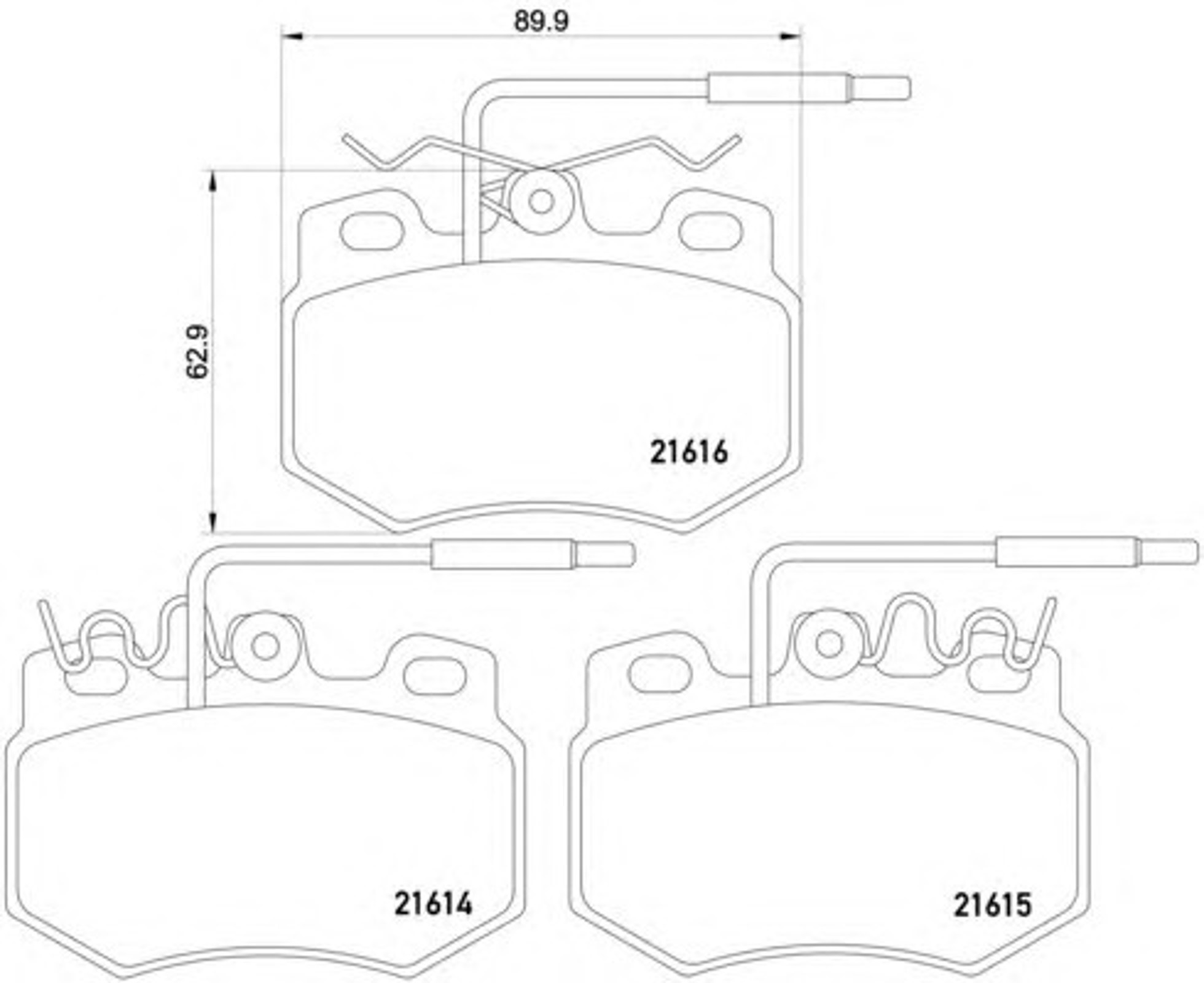 T5074 PAGID Колодки тормозные дисковые