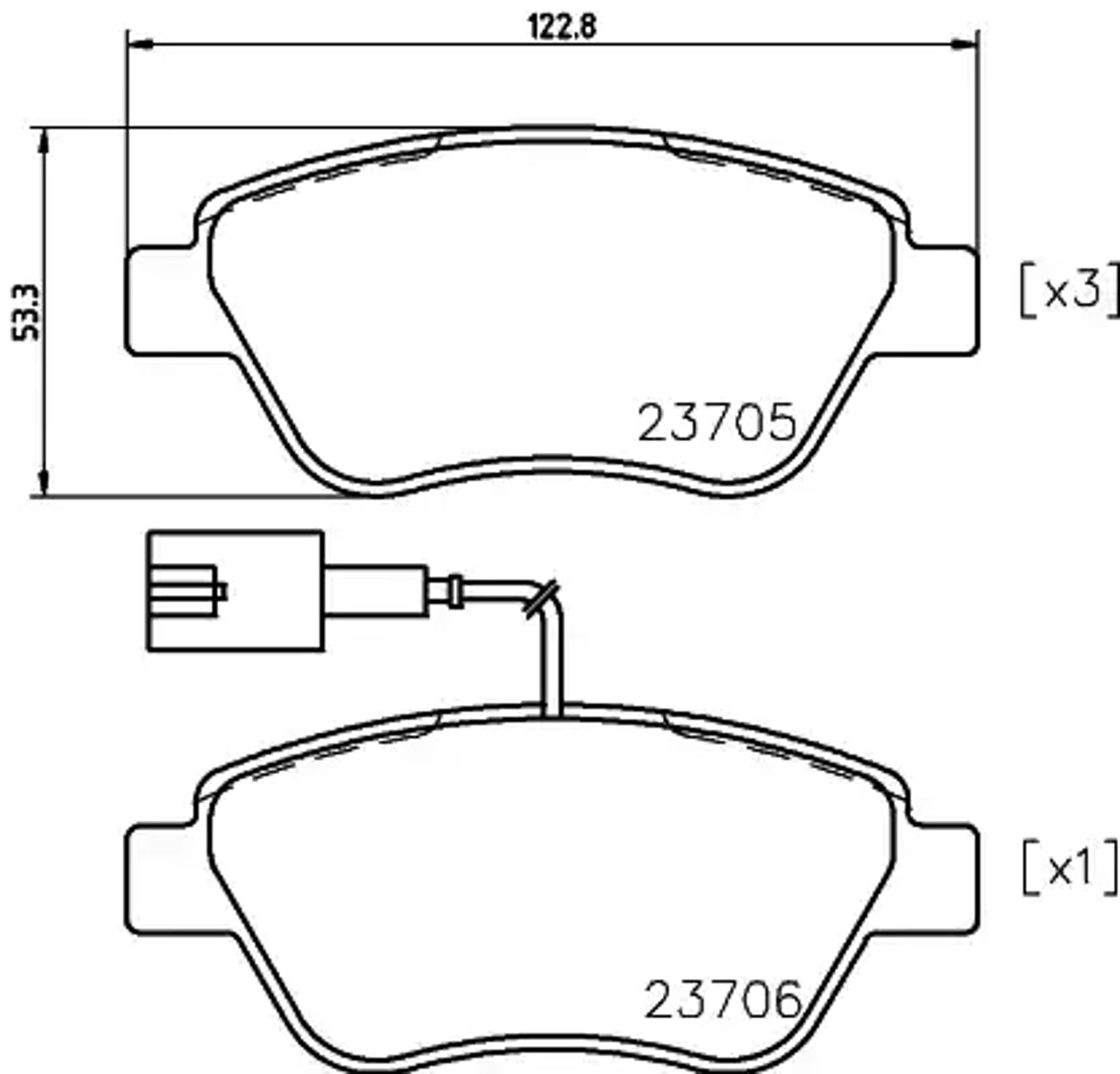 Колодки тормозные дисковые HELLA/BEHR/PAGID T5162