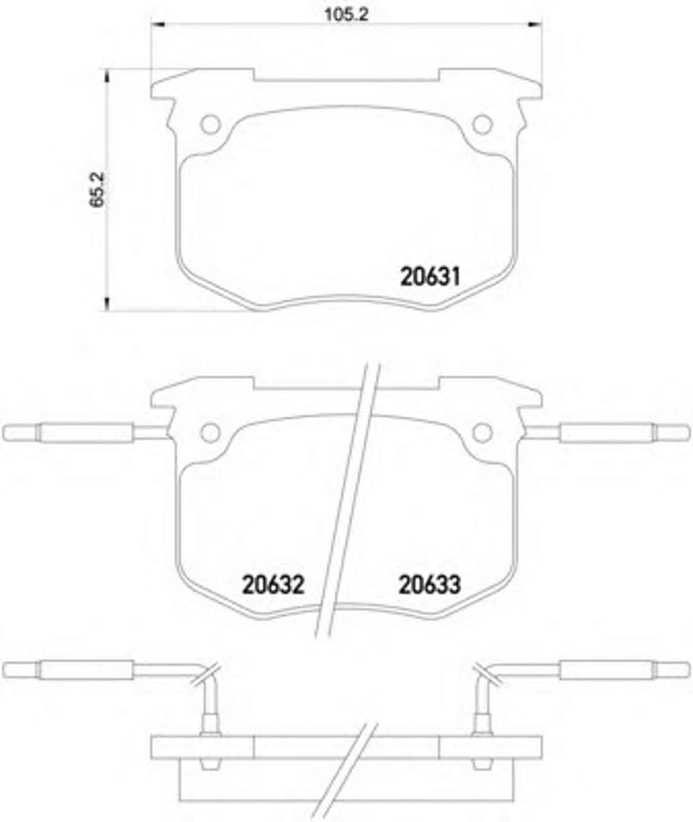 Колодки тормозные дисковые HELLA/BEHR/PAGID T6006
