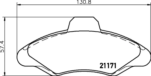 Тормозные колодки HELLA/BEHR/PAGID T9012