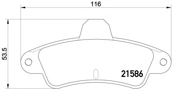 T9027 HELLA/BEHR/PAGID Тормозные колодки