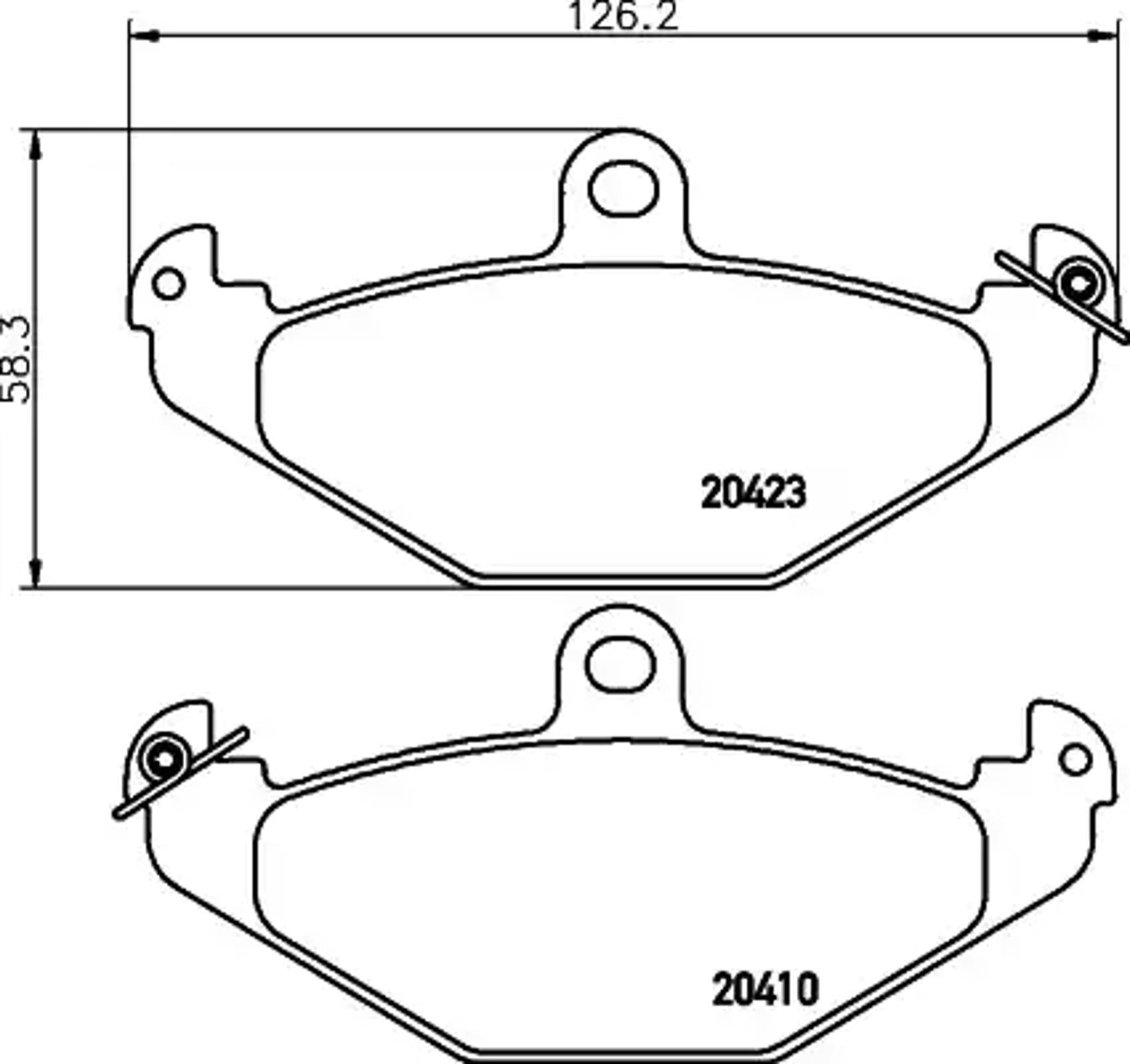 Колодки тормозные дисковые HELLA/BEHR/PAGID T9037
