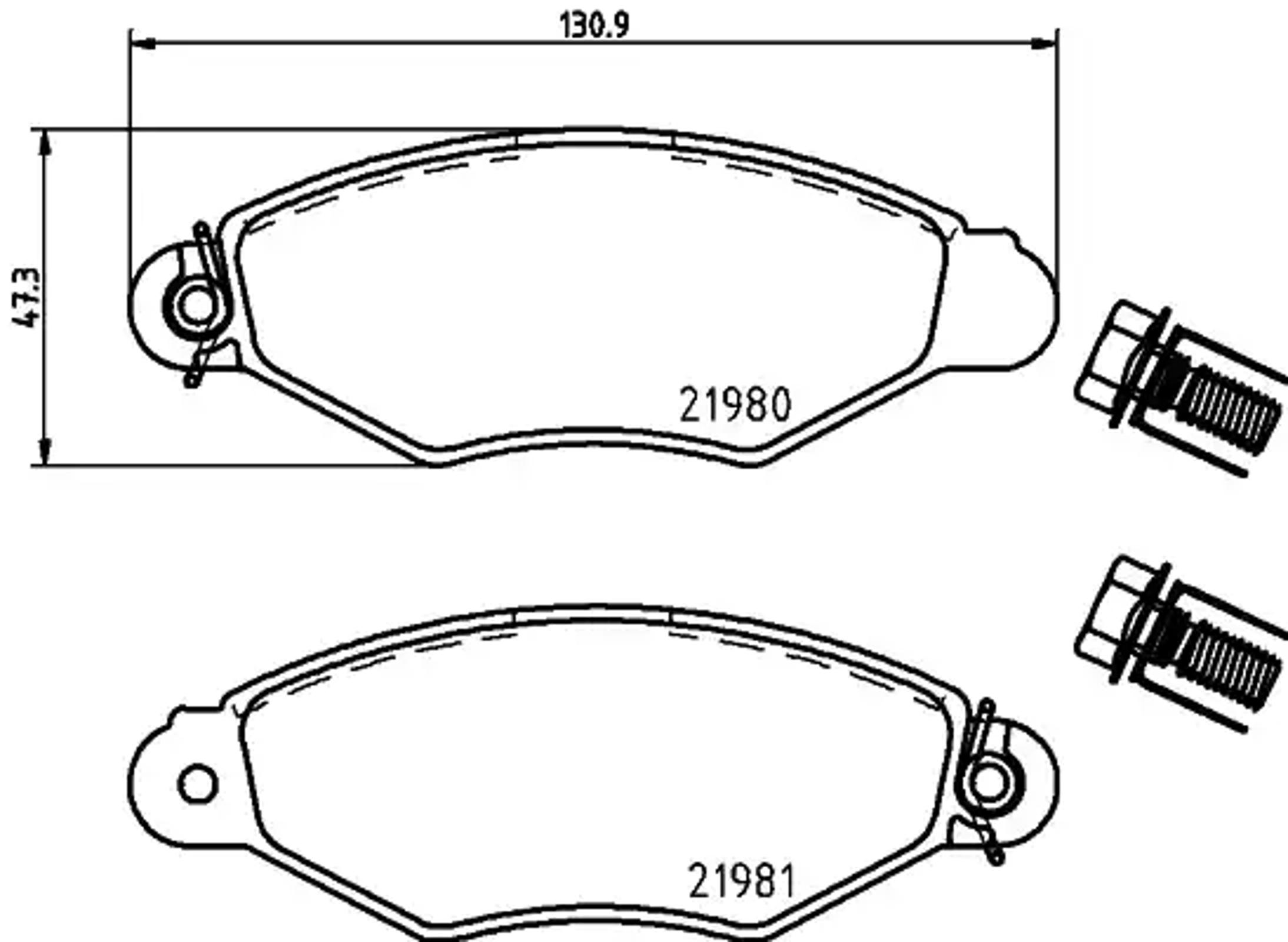 T9073 PAGID Колодки тормозные дисковые