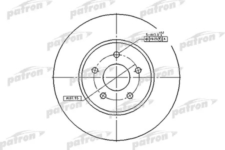 Тормозной диск PATRON PBD4147