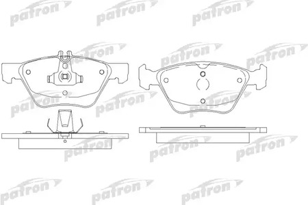 PBP1050 PATRON Колодки тормозные дисковые