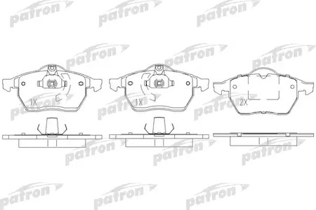 PBP1068 PATRON Тормозные колодки