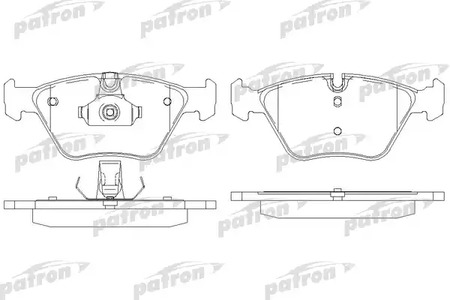 PBP1073 PATRON Колодки тормозные дисковые