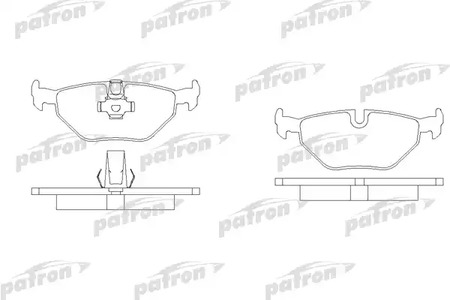 PBP1075 PATRON Тормозные колодки