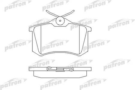 PBP1083 PATRON Колодки тормозные дисковые