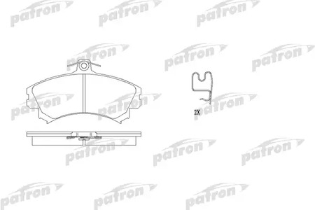 PBP1093 PATRON Тормозные колодки