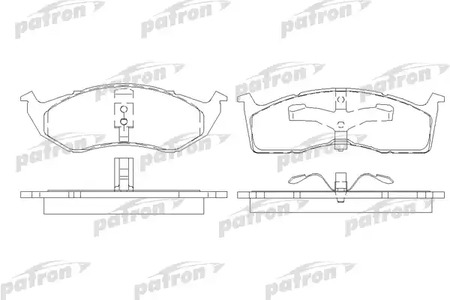 PBP1098 PATRON Тормозные колодки