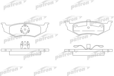 Тормозные колодки PATRON PBP1099